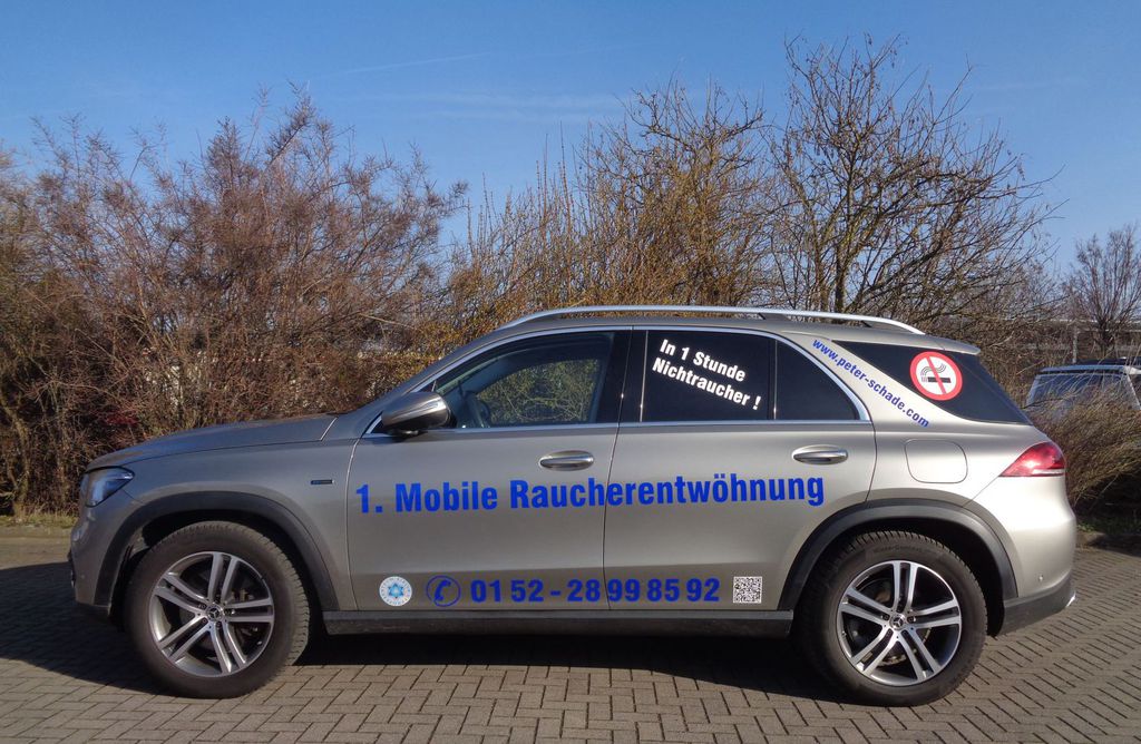 Das Fahrzeug der mobilen Raucherentwöhnung von Peter Schade